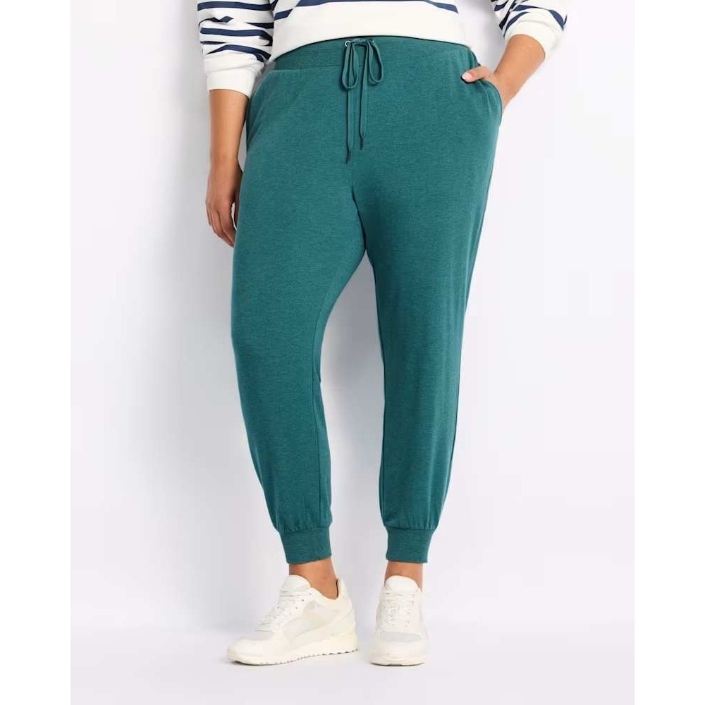 Threads 4 Thought Connie Fleece Jogger Sweatpant‎ Green 1X New